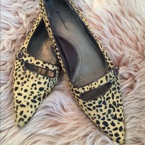Animal Print Pony Hair Flats